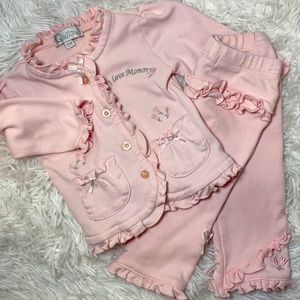 Quiltex 2-piece Baby Girl Outfit 3-6M